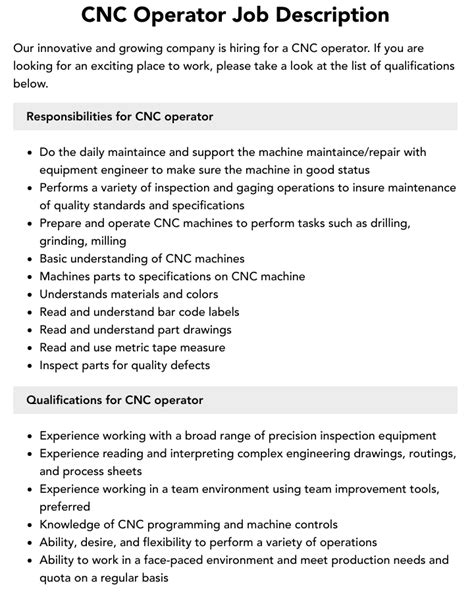 cnc industrial machine operator oven laminator|lamination machine operator job description.